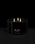 Hello, I Love You Three Wick Candle - Black