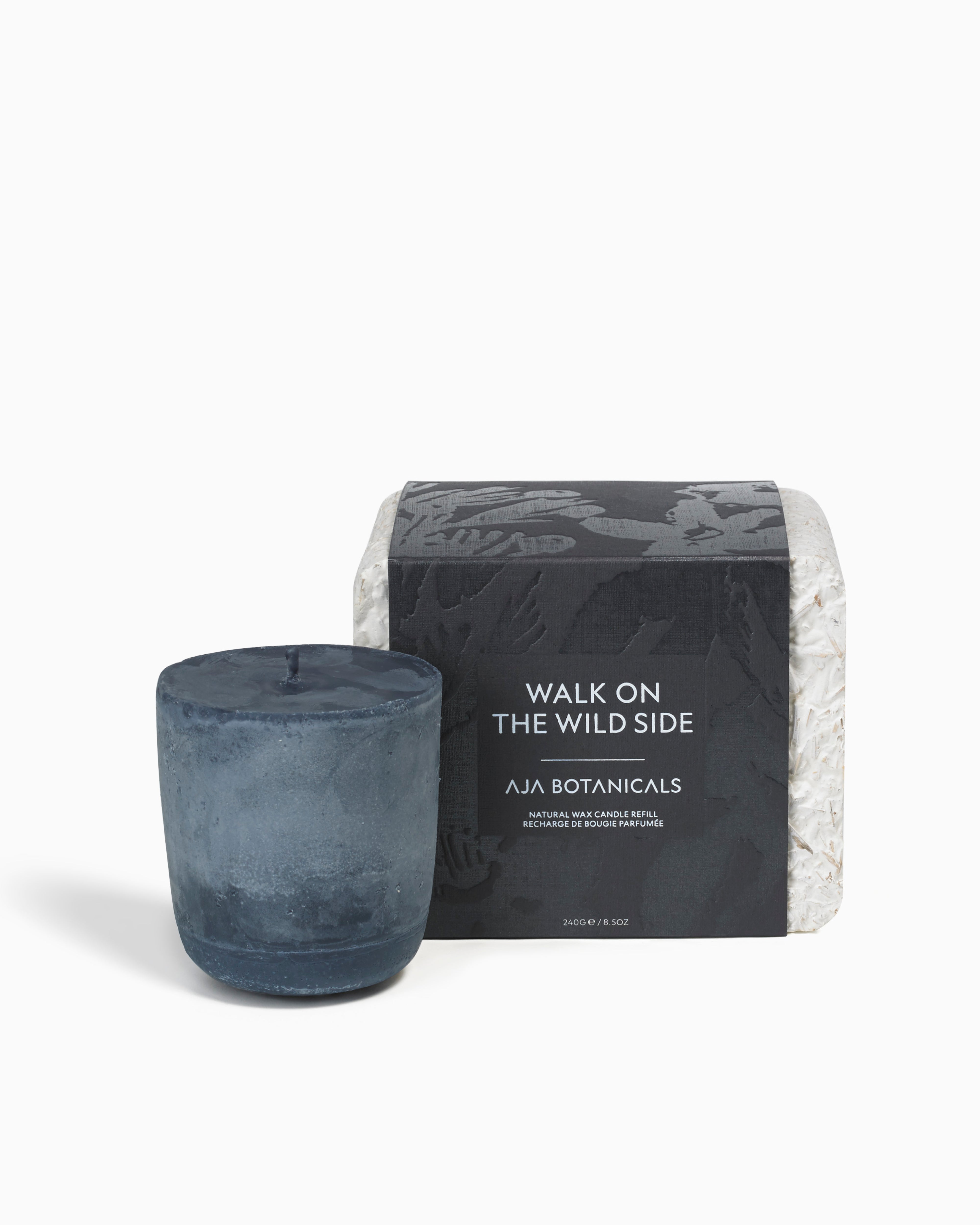 Walk On The Wild Side Single Wick Candle Refill - Black